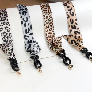 Acrylic Satin Chunky Rope Eyeglasses Holder and Sunglasses Chain 80cm