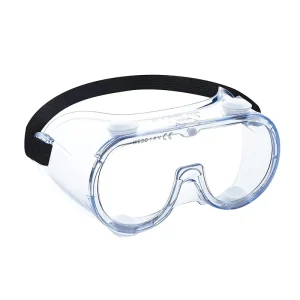 Adjustable Band PC Lens Safety Goggles UV Protection Chemical Splash and Scratch Resistant