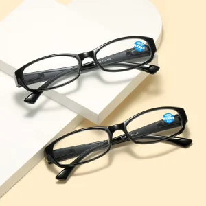 Adjustable Focus Blue Light Blocking Presbyopia Reading Glasses for Men