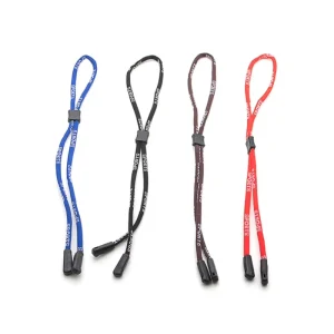 Adjustable Silicone Anti-Slip Anti-Drop Eyeglass Chain Sports Cord Ring Lanyard