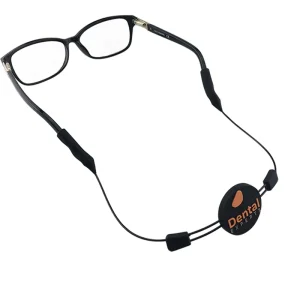 Adjustable Silicone Eyeglass Strap with Retractable No-Tail Design Wire Rope Eyewear Accessory