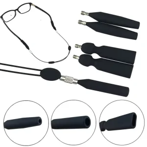 Adjustable Silicone Eyewear Accessories Removable Straps for Sunglasses Retainer Holder Compatible with Multiple Models Styles