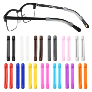 Adjustable Silicone Non Slip Sports Safety Reading Glasses Ear Hooks Customized Eyewear Accessories