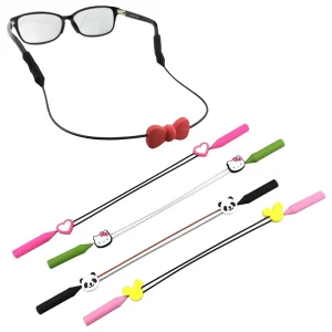Adjustable Sports Anti-Slip Soft Silicone Kids Eyeglass Strap Cartoon Design