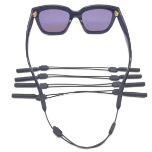 Adjustable Transparent Silicone and Rubber Glasses Cord 295-195mm