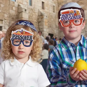 Adult and Kids Happy Passover Party Decoration Glasses