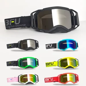 Adventure Grade MX Goggles Weatherproof UV Protection Lightweight Eyewear for Dirt Bike ATV Trails