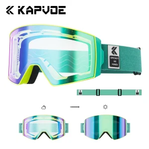 All Weather Performance Photochromic Skiing Eyewear Optimized VLT Transition Technology