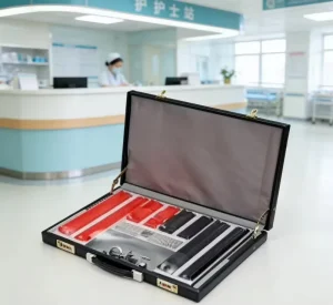 Aluminum Leather Case 266pcs Optometry Plastic Trial Lens Set For Eye Clinic Testing Brand Medical