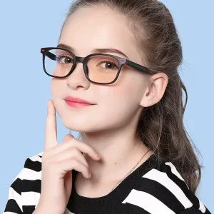 Anti-Blue-Light Blocking TR90 Eyeglasses for Teenagers and Children