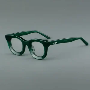 Anti Blue Light Glasses For Women Round Frame Glasses Eyeglasses Frames Men Retro Glasses Acetate Eyeglasses