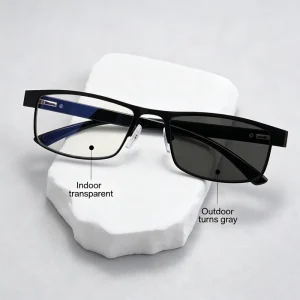 Anti Blue Light Glasses Photochromic Reading Glasses Color Changing Presbyopia Eyeglasses