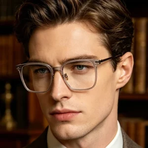 Anti Blue Light Optical Frames Factory Titanium Optical Eyeglasses Fashion Optical Eyeglasses Frames for Men