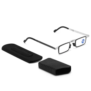 Anti Blue Light PC Frame Reading Glasses with Case Spring Hinge CE Certified Multi Degree Options for Unisex
