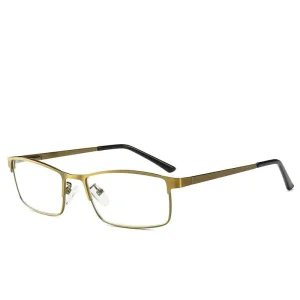 Anti-Blue Light Reading Glasses Metal Frame HD Resin Lenses