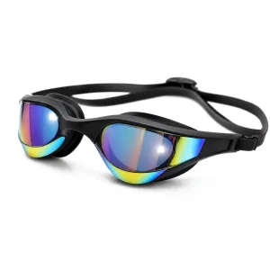 Anti-Fog No-Leak UV Protection Wide-View Swim Goggles for Women and Men