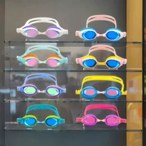 Anti-Fog PC Lens Silicone Swimming Goggles Adjustable Adult Racing Goggles