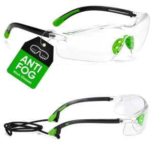 Anti Fog Protective Safety Glasses Eye Protection ANSI Z81 UV400