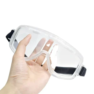 Anti-Impact Scratch and Splatter Transparent Protective Safety Goggles