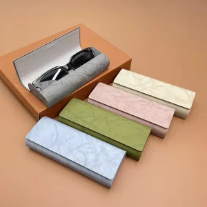 Anti-Pressure Rectangle Magnetic Myopia Glasses Case for Student Use Storage Box