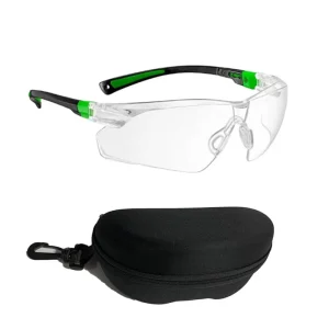 Anti Scratch Lens Protective Goggles with Adjustable Temples Industrial Work Eyewear Safety Glasses
