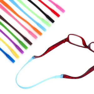 Anti Slip Kids Silicone Glasses Cords Eyeglasses Adjustable Eyeglasses Strap Safety Elastic Eyewear Strap Holder