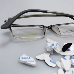 Anti Slip Silicone Nose Pads for Optical Frames Eyeglasses Accessories Push in for Spectacle Frame Glasses and Sunglasses