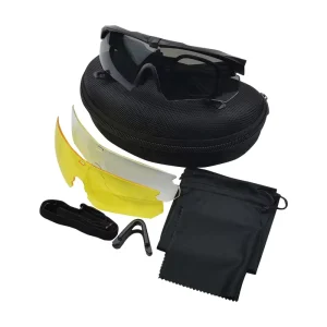 Anti UV Eye Protection Sunglasses Safety Glasses Tactical Goggles Kit