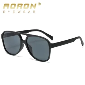 Aoron 3022 Multicolor PC Oversized Frame Gradient Lens UV Protection Fashion Sunglasses Transparent Clear Glasses
