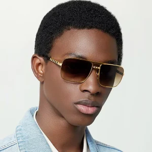 Artistic Retro Square Frame Men’s Sunglasses UV400 Protection for Outdoor Activities & Travel