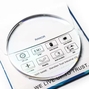 Aspheric 1.56 Resin Clear Blue Cut Coating SHMC Single Vision Lenses with UV420 Protection