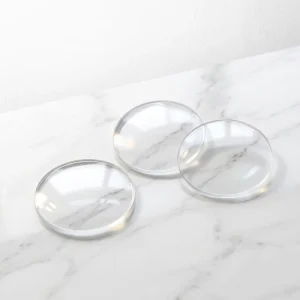 Aspheric Clear Single Vision Lens Resin Material Cylinder 0.00 To 4.00 70mm Diameter UV400 UV Protection For Eyewear
