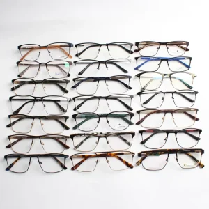 Assorted Ready Made Mixed Eyewear Stock Glasses Assorted Metal Eyeglasses Frames Steel Optical Frames