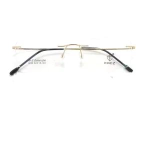 B Titanium Square Eyeglass Frame, 9003