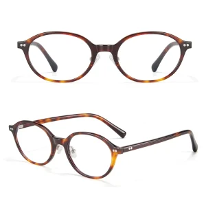 BC-2049 Retro Oval Acetate Eyeglass Frames