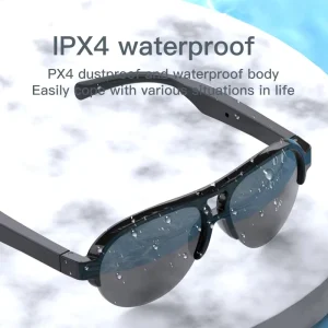BT Smart Fashion Glasses UV Protection Waterproof Mirror Touch Control