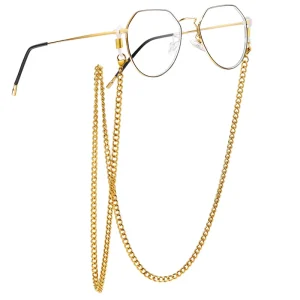 BUNSIK BS YJL Stainless Steel Eco Friendly 24 inch Eyeglass Holder Chain High Quality Comfortable Waterproof Eyeglass Necklace