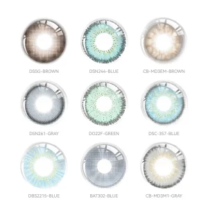 BY371 Soft Contact Lenses Blue 0.08mm Thickness