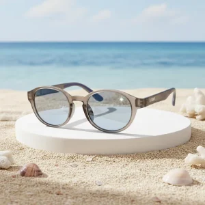 Beach New Style TR Frame Glass TAC Lens Sunglasses UV400 Polarized Lightweight and Comfortable for Men Women Daily Activities