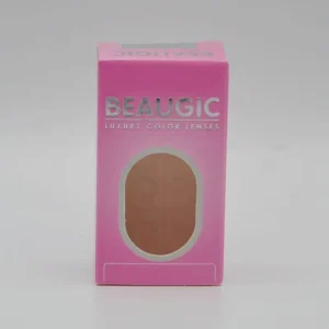 Beaugic Contact Lenses Paper Box Color Contact Lens Box Customized Cosmetic Contact Lenses Package