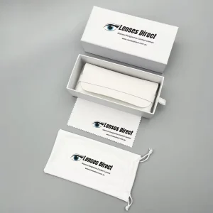 Beautiful Pu Leather Eyeglass Case Custom Logo Sunglasses Organizer Paper Packaging Box With Custom Logo for Glasses