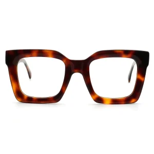 Benyi Classic Square Eyeglasses Frames Acetate Design Glasses Custom Logo Retro Frame Shape Men Women Fashionable Eyewear