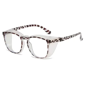 Best Item Windproof Dustproof Eye protection Work Spectacles Popular Small square Anti Blue Light Eyewear Optical Glasses Frame