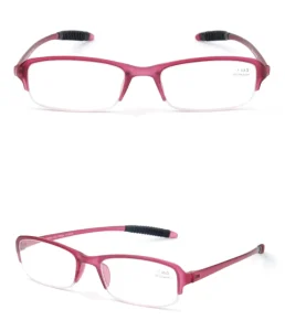 Best Selling Classic Retro Reading Glasses for Men & Women High Quality PC Lenses Blue Orange Frames Customizable Logo