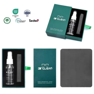 Bestclean Custom Logo Luxury Multi Use Glasses Lens Spray Cleaning Kit Spray Cleaner Microfiber Cloth With Packaging Box