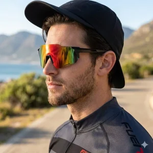 Bicycle Sports Interchangeable-Lens Photochromic Cycling Sunglasses for Road and Mountain Biking UV400