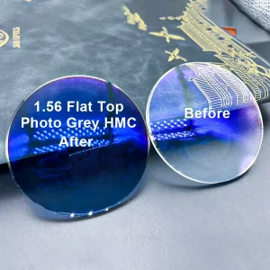 Bifocal Optics Flat Top Photo Grey Lenses Eyeglasses Optical Photochromic Flat Top D Top Lenses