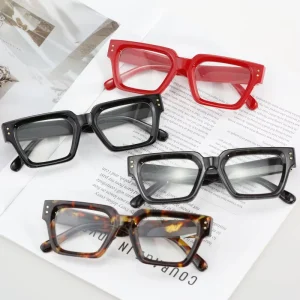 Black Classic Square Optical Eyeglass Frames