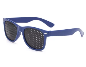 Black PC Frame Pinhole Glasses for Vision Correction