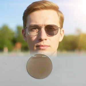 Blue Cut Photochromic Freeform Progressive PGX Resin Optical Lenses, All Indexes, Seven Colors